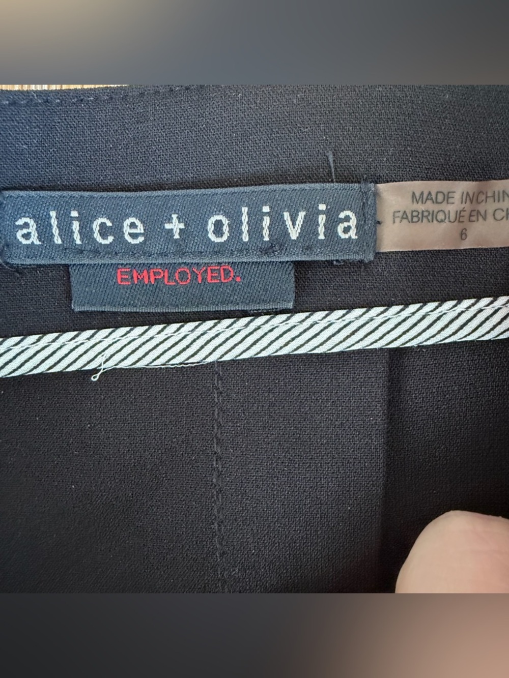 Alice + Olivia Black Pleated Skater Skirt - Picture 2 of 2